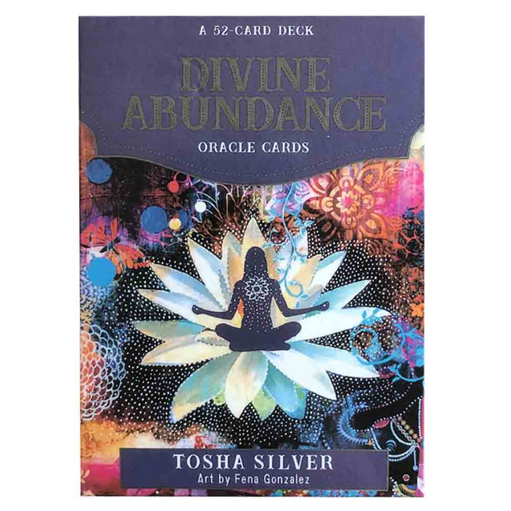 Divine Abundance Oracle Cards: 51-Card Deck การ์ดเกมของเล่นสําหรับเด็ก/ผู้ใหญ่