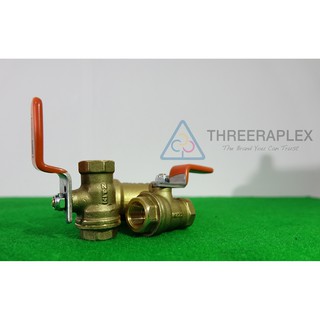 บอลวาล์วทองเหลือง Kitz รุ่นT 3/4นิ้ว วาล์วทองเหลือง6หุน ball valve ทองเหลืองเกลียว วาล์วน้ำทองเหลือง