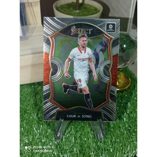 การ์ดนักฟุตบอล LUUK DE JONG 2020-21 Chronicles Select Silver Prizm Sevilla SC #25