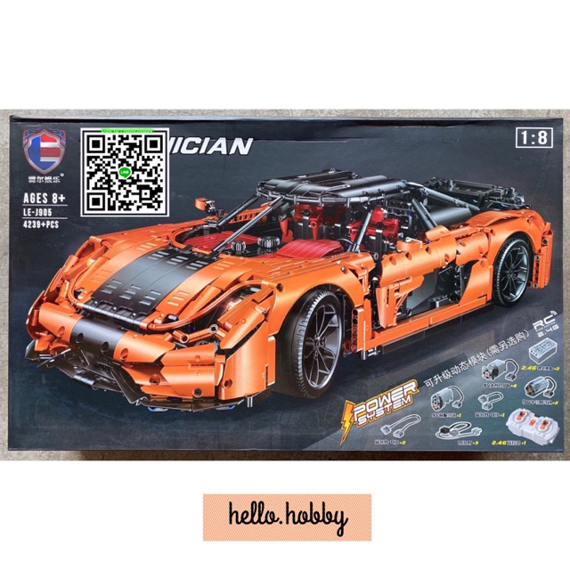 เลโก้รถ LE-J905 KOENIGSEGG REGERA 4239pcs