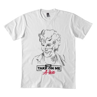 เสื้อยืดครอปเสื้อยืด พิมพ์ลาย Morten Harket in Take On Me a ha สีดํา สไตล์คลาสสิกS-5XL