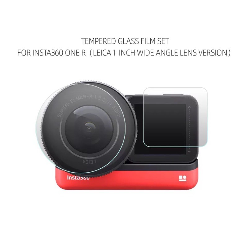 Tempered Glass Screen Protector Cover For Insta360 One R Twin edition Insta 360 4K Action Camera Lens LCD Screen Film