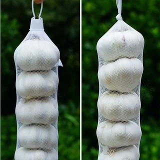 100 ชิ้น 40cm ถุงตาข่ายบรรจุไข่ ถุงตาข่ายระบายอากาศ แพ็ค พร้อมตัวล็อค