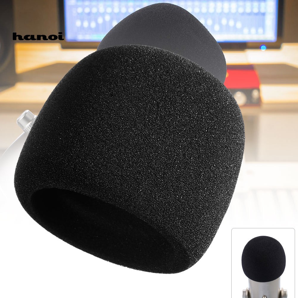 【HN】Replacement Headset Mic Cover Soft Foam Microphone Cover Windscreen