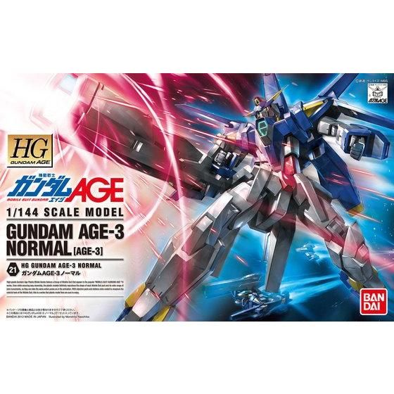 [ส่งตรงจากญี่ปุ่น] Bandai ชุดสูทมือถือ Gundam Age-3 Normal Age-3 Hg สเกล 1/144 ญี่ปุ่น ใหม่