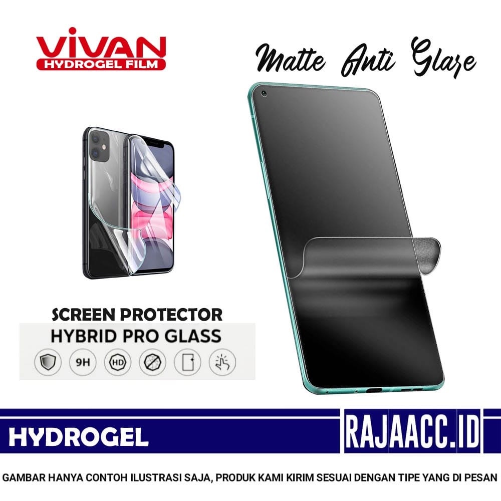 Vivan Hydrogel Matte Samsung S10e S10 S10+ S10 5G S10 Lite Anti Glare Anti Scratch ป้องกันหน้าจอสําห