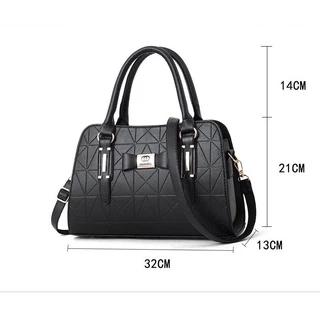 กระเป๋าถือผู้หญิง ดีไซน์หรู หนังอย่างดี ba-03--Size:31x22x13 cm