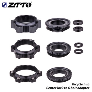 Ztto อะแดปเตอร์ล็อกดิสก์เบรกจักรยาน เป็น 6 Bolt Boost Hub Spacer 15x100 to 15x110 12x148 Thru Axle