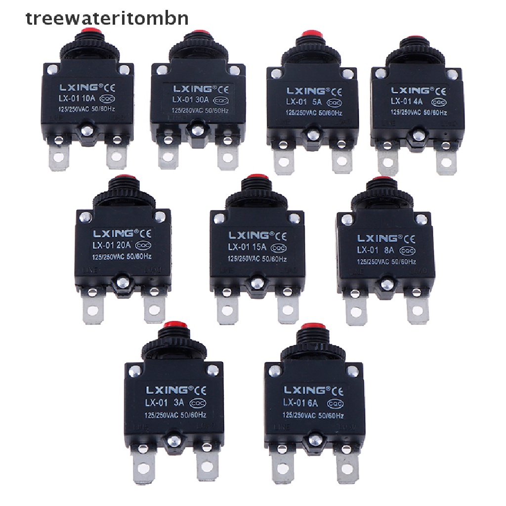 (Tt) Circuit Breaker Overload Protector ฟิวส์ 3A 4A 5A 6A 8A 10A 15A 20A 30A