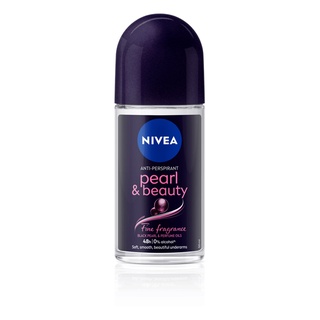 NIVEA นีเวีย เพิร์ล แอนด์ บิวตี้ แบล็ค เพิร์ล โรลออน ระงับกลิ่นกาย 50 มล.