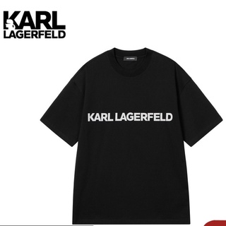 Karl Lagerfeld Karl Lagerfeld ใหม่ เสื้อยืดแขนสั้น Lafayette 1K1C30602875