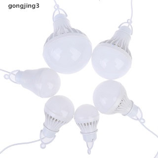 Gongjing3 หลอดไฟ LED 5V 3W-12W USB แบบพกพา สําหรับตั้งแคมป์ เดินป่า เต็นท์ ท่องเที่ยว