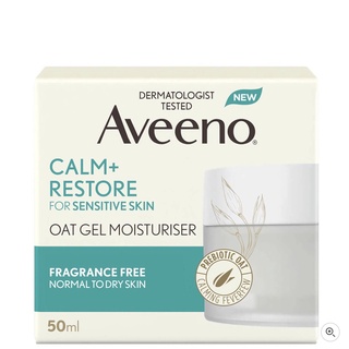 Aveeno Face Calm and Restore Oat Gel Moisturiser 50ml