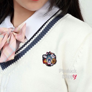 พร้อมส่ง เข็มกลัดโทโทโร่ ตัวละครจากจิบลิสตูดิโอ วัสดุไม่ก๊องแก๊ง totoro - Ghibli Studio Enamel Brooch Pin. (Pimluck)