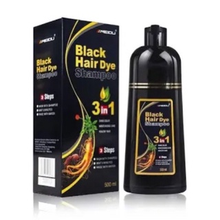 ❤️Love Sale❤️Meidu Black Hair Dry Shampoo 3 in 1 แชมพูปิดผมหงอก ขนาด 500 ml.