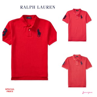 RALPH LAUREN MESH BIG PONY POLO (BOY SIZE 8-20)