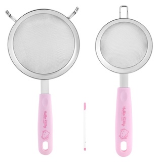 กระชอนร่อนแป้ง Chefmade Hello kitty sieve KT7008 ยาว14cm/KT7010 ยาว10cm