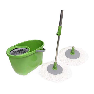 สก๊อตช์-ไบรต์® ชุดถังปั่น รุ่นอีโค่ พร้อมไม้ถูพื้นไมโครไฟเบอร์ Scotch-Brite® Eco Spin Mop Bucket Set