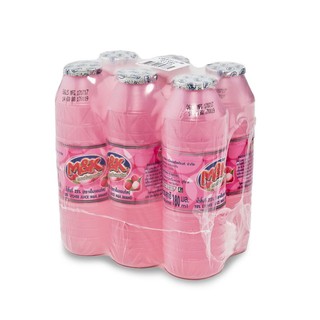 เอ็ม&amp;เค น้ำลิ้นจี่ 25% 180 ซีซี แพ็ค 6 ขวด M&amp;K Lychee Juice 25% 180 cc. Pack of 6 bottles