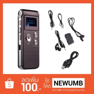 Recorder เครื่องอัดเสียง +MP3 รุ่น  8GB