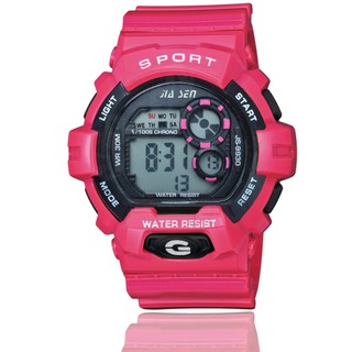 POCA S SPORT นาฬิกาข้อมือผู้หญิง ผู้ชายUnisex SW-JS930C (Pink/Black)