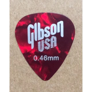 Gibson ปิ๊กกีตาร์โปร่งอย่างดีของแท้ รูปหยดน้ำขนาด 0.46 พร้อมส่ง 🚚 ส่งเร็ว 🚀