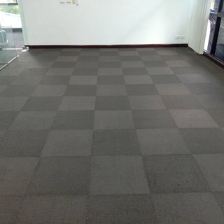 พรมแผ่น พรมปูพื้น ขนาด 50x50cm ต่อแผ่น หนา 5mm Crevice carpet tiles for residential, general and commercial areas