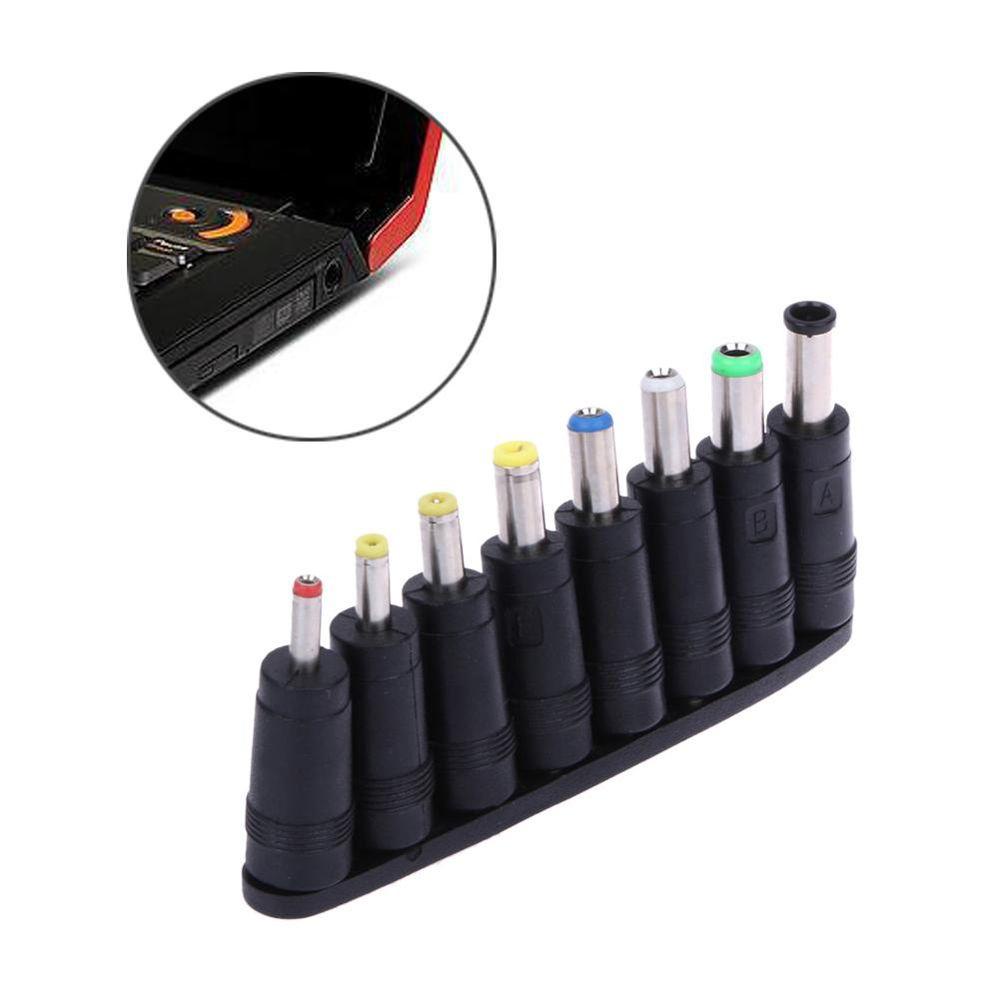 Pewany ปลั๊กเปลี่ยนได้ 5.5 * 2.1 มม. 8 สายชาร์จชาย Universal 8 in 1 1 M สาย DC Connector
