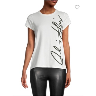 เสื้อยืด CALVIN KLEINSignature-Print T-Shirt ไซน์ S