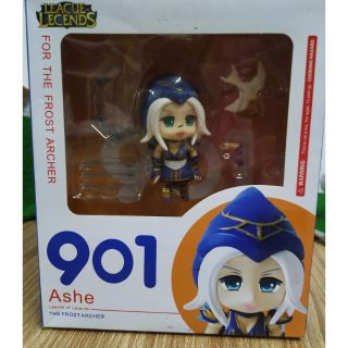 โมเดล Ashe  จากเกม Leacue of Lecends ( L.O.L.) The Frost Archer No.901 สูง 10cm. ราคา 450บาท  มีอุปกรณ์เยอะมาก