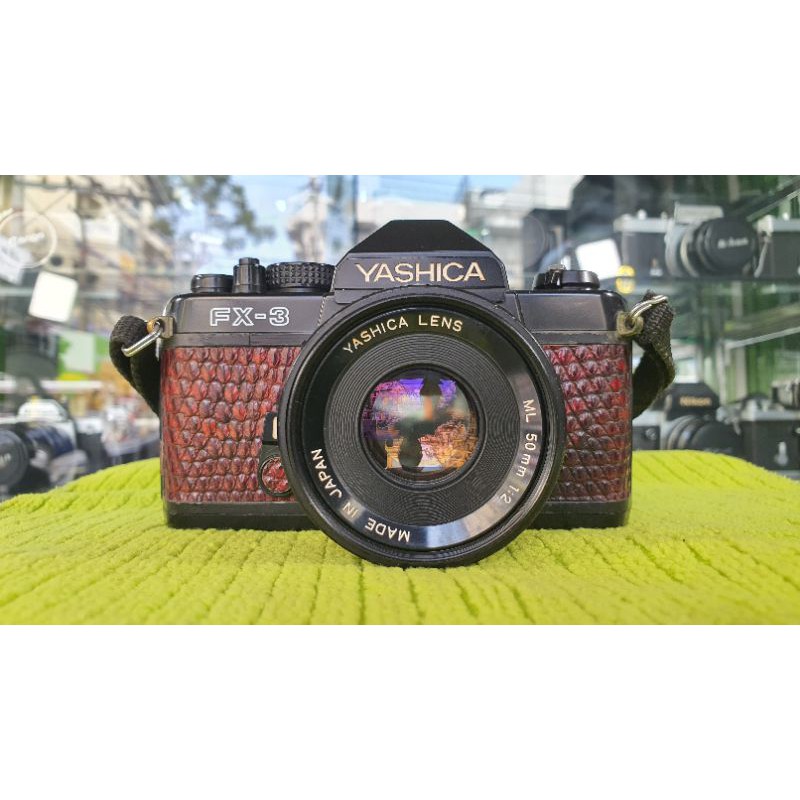 YASHICA FX-3 หนังดี	8216933 และเลนส์ YASHICA ML 50mm. 1:2 sn.	A90115919