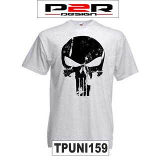 เสื้อยืดใหม่ 2022Men T Shirt กราฟฟิคชายเสื้อยืดผู้ชาย Maglietta The Punisher การ์ตูนภาพยนตร์ภาพยนตร์เกมกัลโช่บุรุษชายเสื