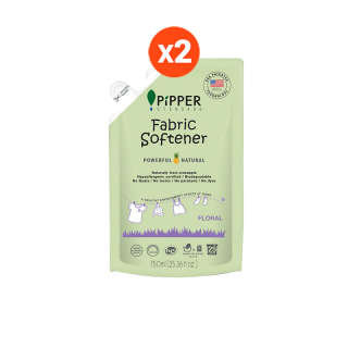 Pipper Standard ผลิตภัณฑ์ปรับผ้านุ่ม-กลิ่น-Floral- ขนาด 750 มล. แพค 2 ถุง