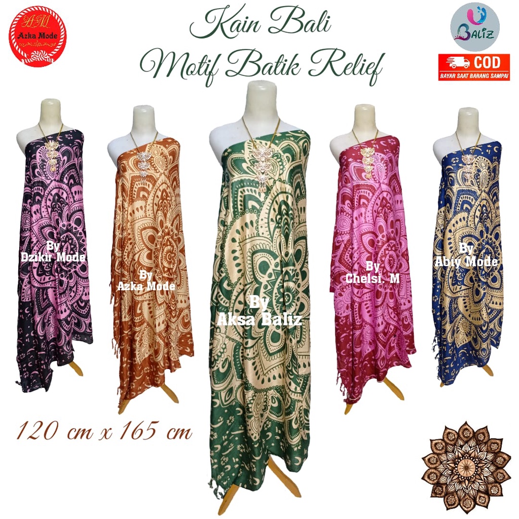 ผ ้ าบาหลี - bali Beach Sarong - ผ ้ าชายหาดลายบรรเทา stndart