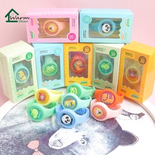 สร้อยข้อมือซิลิโคน ป้องกันยุง เรืองแสง ลายการ์ตูน สําหรับเด็…