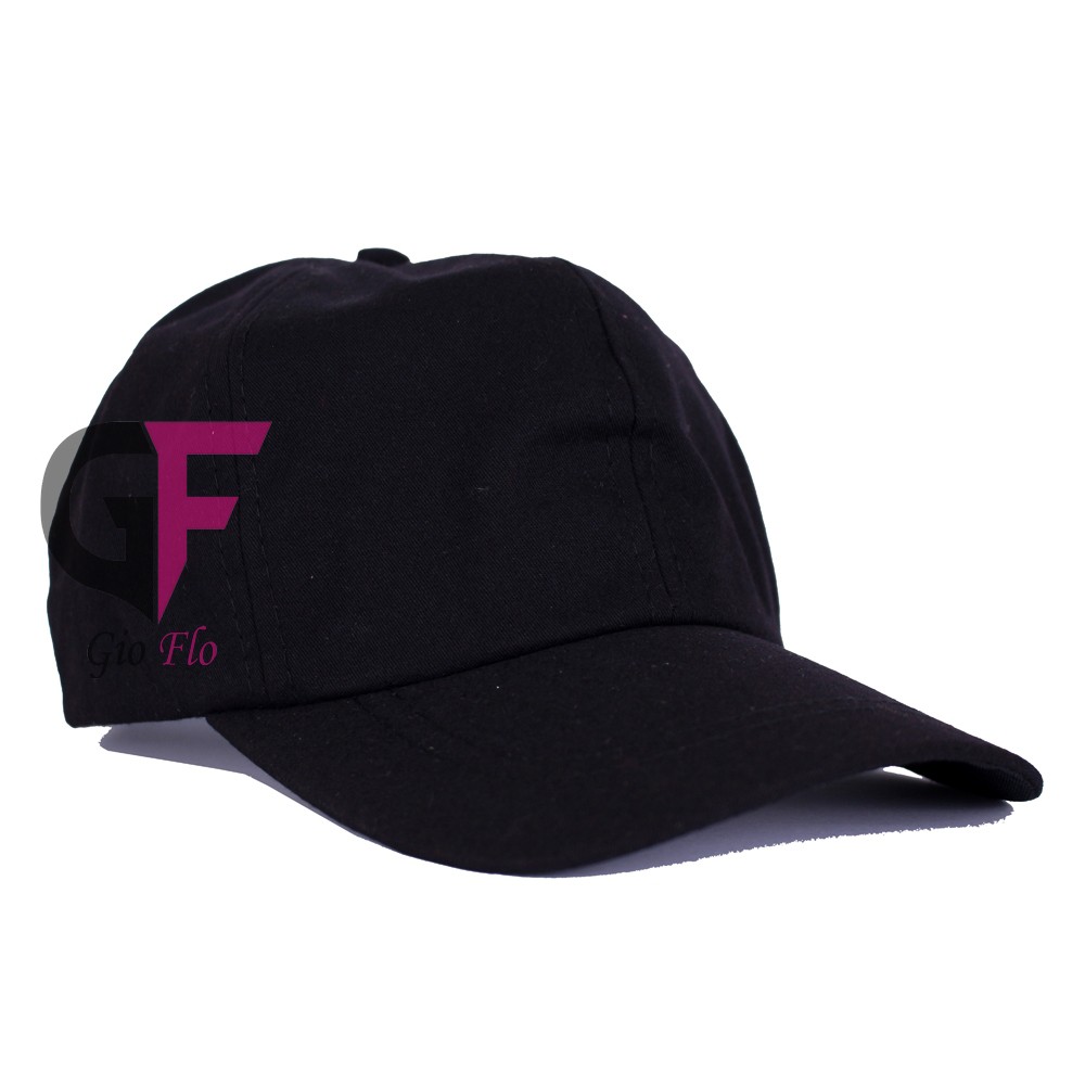 GIOFLO Fashion Accessories Unisex Plain Twill Hat Fashion Black / TOP 02