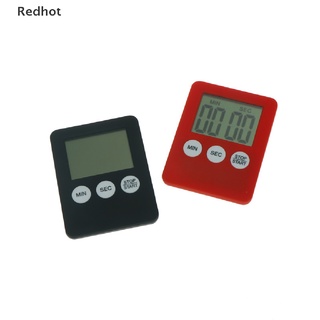 &lt;Redhot&gt; นาฬิกาจับเวลาทําอาหาร หน้าจอ LCD ดิจิตอล ขนาดใหญ่ นับถอยหลัง นาฬิกาปลุก แม่เหล็ก
 ลดราคา