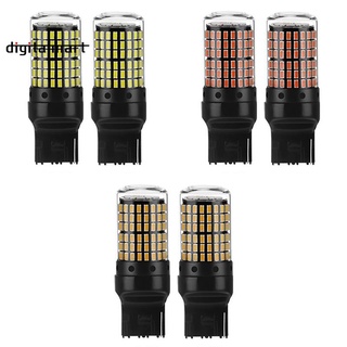 หลอดไฟเลี้ยว LED 3157 P27-7W T25 LED P27W พลังงานสูง ไม่มีข้อผิดพลาด สําหรับรถยนต์ 2 ชิ้น