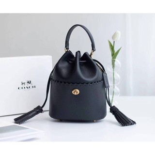 Brand : Coach Lora  Bucket Bag With Whip Stitch