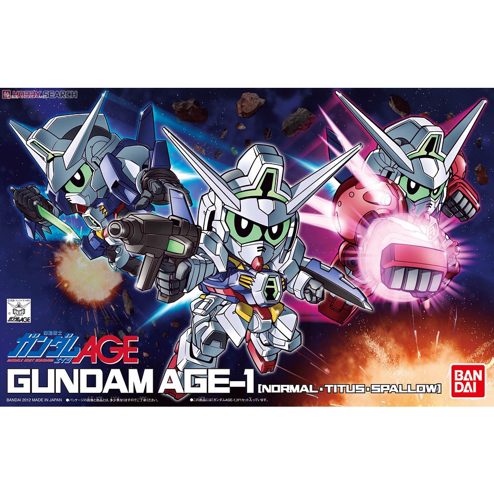 SD Gundam AGE-1 BB369 BANDAI 4543112753137 4573102635143 420