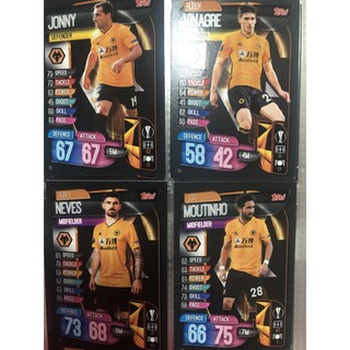 Topps Match Attax 2019-2020 Wolverhampton Wanderers