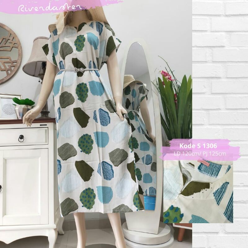 Jannah River Daster S1306 DasterRayonViscose Daster dasterviral dbrandaster