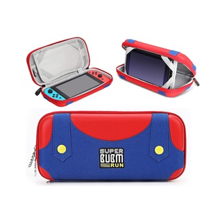BUBM Mario EVA Case Protection Bag Switch-MLAN กระเป๋ากันกระแทกสีน้ำเงินแดง Super Run