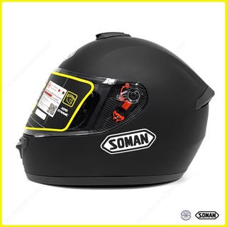 หมวกกันน็อค SOMAN รุ่น SM962 หมวกกันน๊อคเต็มใบ มีให้เลือก หลายสี หลาย size