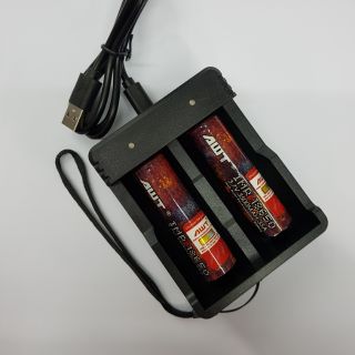 AWT 18650 3500 mAh 35A 2 ก้อน+เครื่องชาร์จHR-189C