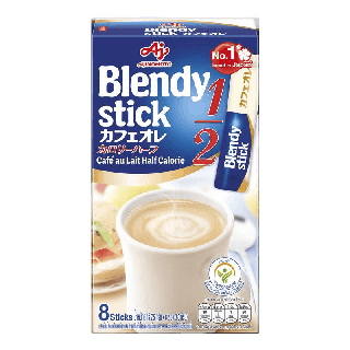 Blendy เบลนดี้ สติ๊ก คาเฟโอเล ฮาฟแคลอรี 7.5 กรัม 8 ซอง