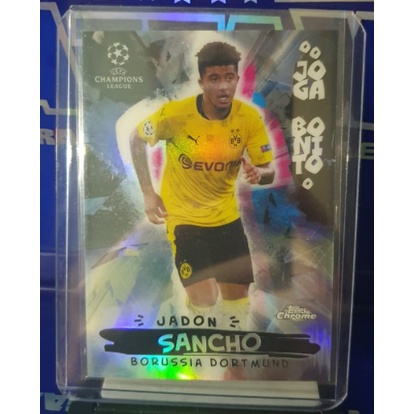 2020-21 Topps Chrome Champions League Soccer [JB-8 Jadon Sancho - Borussia Dortmund]