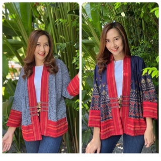 เสื้อคลุมลายไทย เสื้อคลุมล้านนาสวยๆ