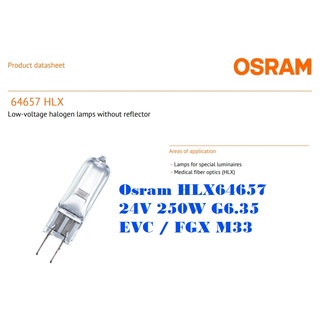 HLX64657 250W 24V G6.35 EVC / FGX M/33 OSRAM