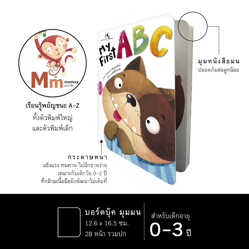 ห้องเรียน หนังสือบอร์ดบุ๊ค My First ABC Boardbook พยัญชนะภาษาอังกฤษ ทั้งตัวพิมพ์ใหญ่ พิมพ์เล็ก ราคา ถูกที่สุด ดีลบีเคเค แกลเลอรีภาพที่ 2